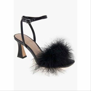 BCBGeneration Relby Faux Feather Sandal